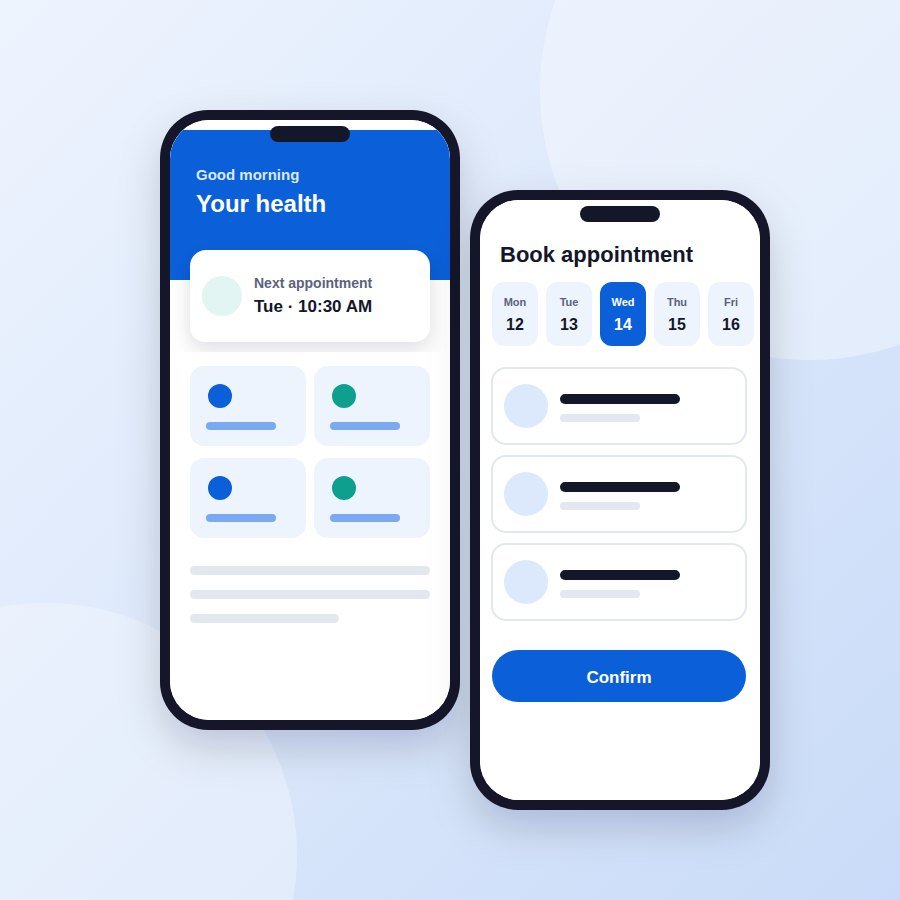 Patient engagement app on a phone